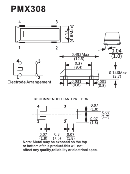 SMD Quartz Crystal MHz SMD Quartz Crystal MHz