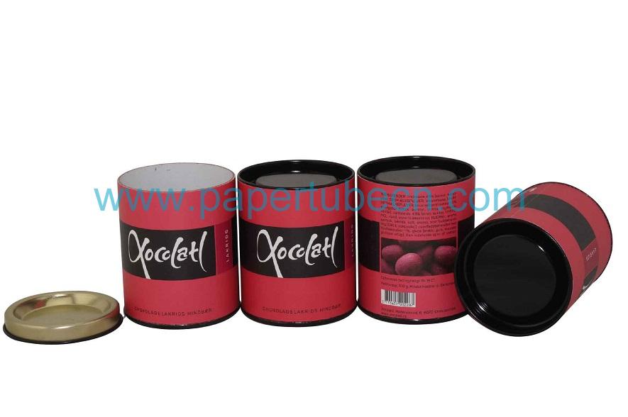 Denmark Marble Chocolate Bean Packaging Paper Cans