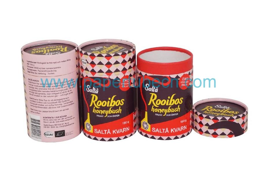 Salta Rooibos Honeybush Tea Paper Tube with Rolled Edge