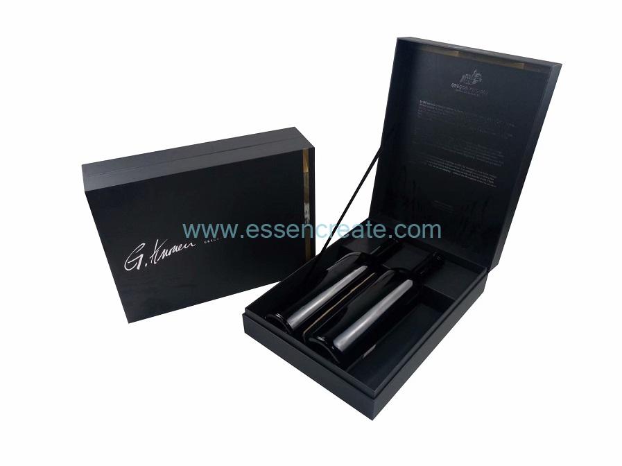 Two Wine Bottle Packaging Gift Box Two Wine Bottle Packaging Gift Box