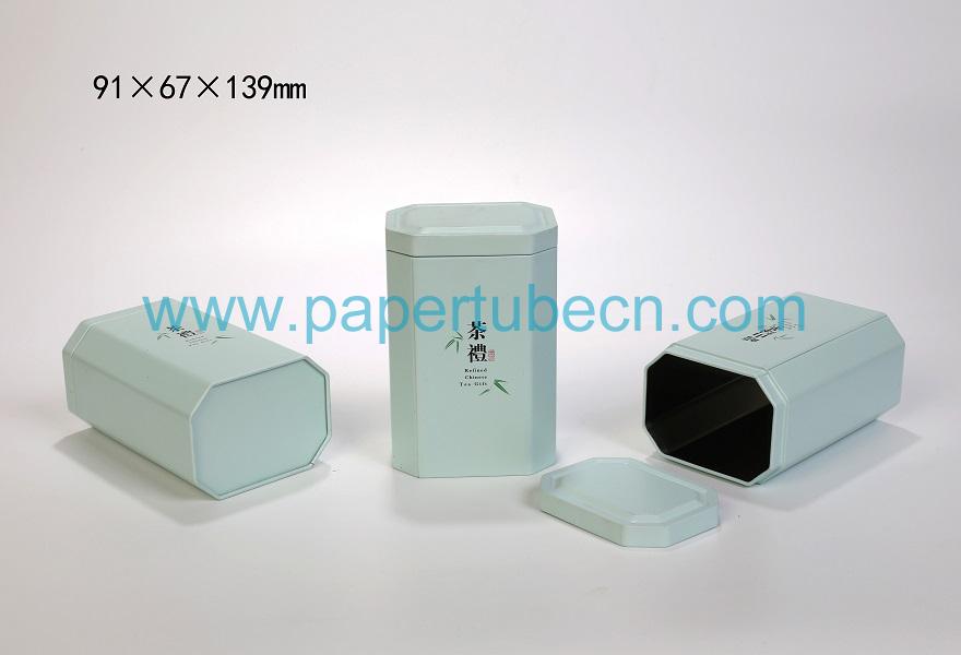 Green Tea Octagonal Metal Cans Green Tea Octagonal Metal Cans
