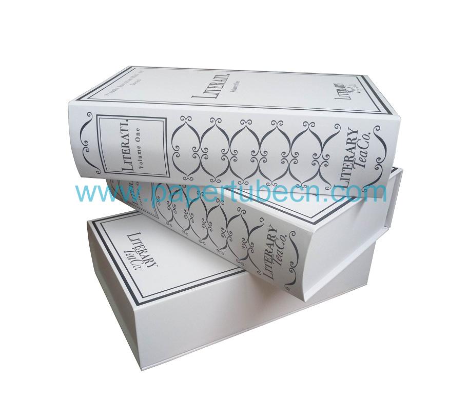 Luxury Dictionary Bookshape Gift Box with Round Spine