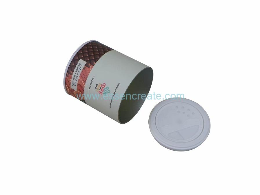 Pet Food Rotating Shaker Paper Canister Pet Food Rotating Shaker Paper Canister