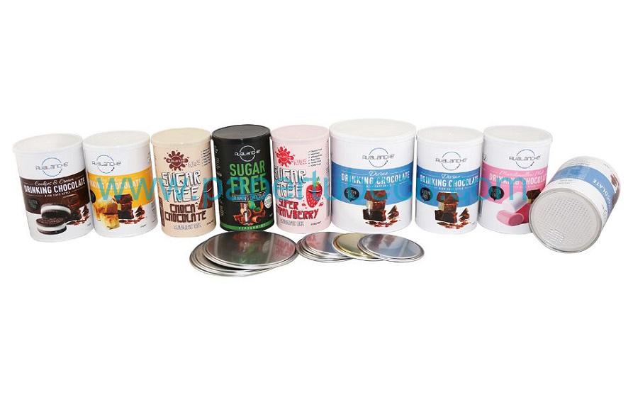 Chocolate Paper Tube Tin Cans