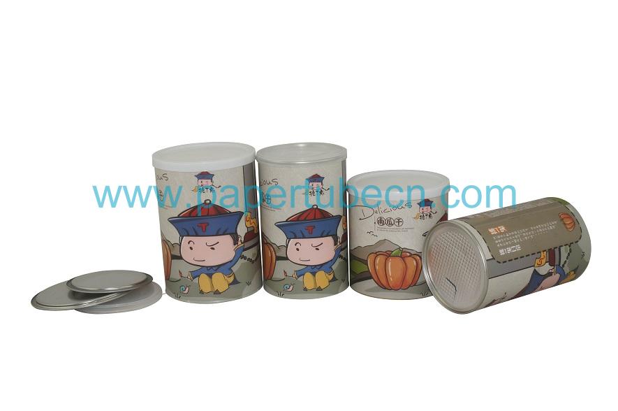 Paper Tube Packaging Canister For Dried Dumpkin 