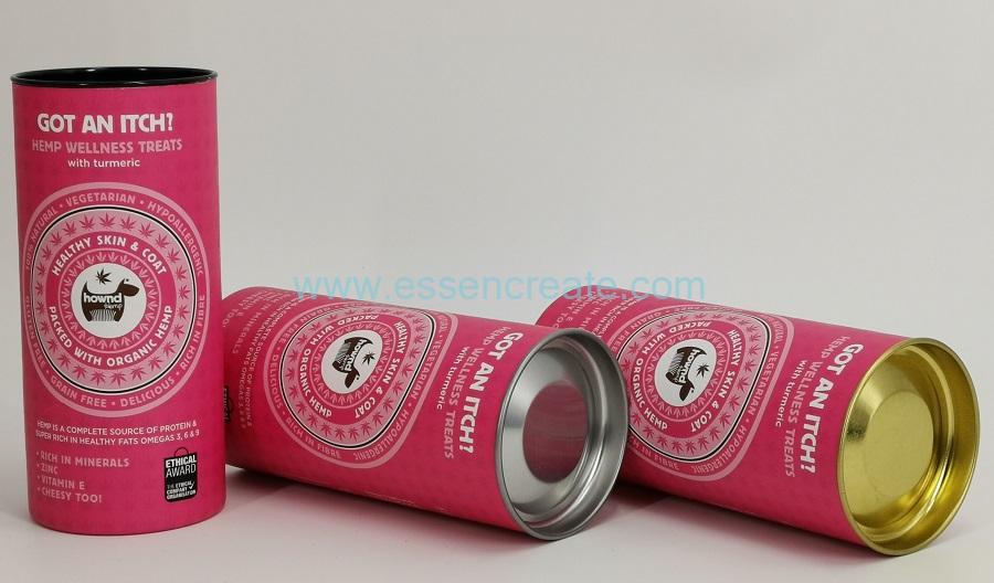 Paper Cans with Black Tin Paper Cans with Black Tin