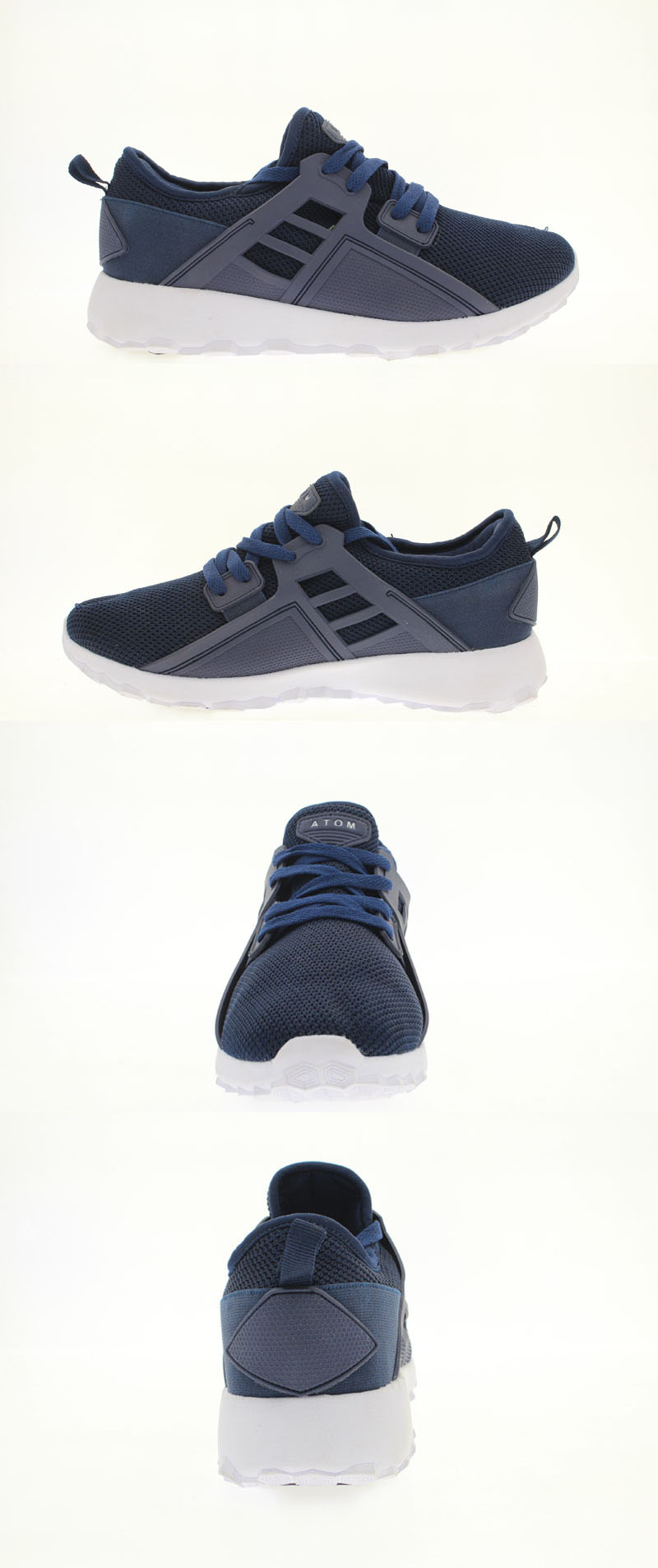 Navy shoes with PVC supporting Navy shoes with PVC supporting