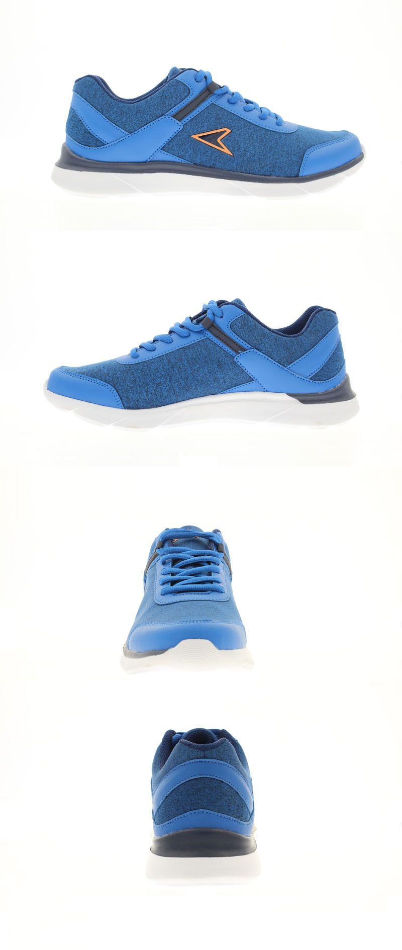 Royal blue space mesh shoes