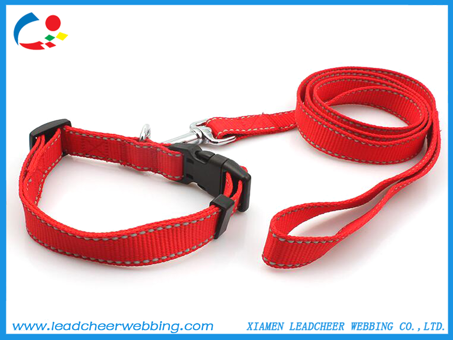 reflective nylon straps for pet leashes