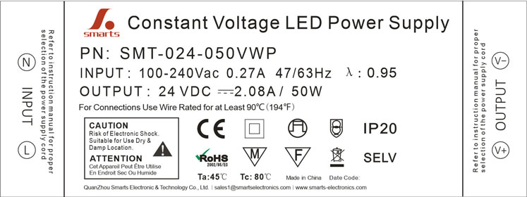 24v 50w led driver