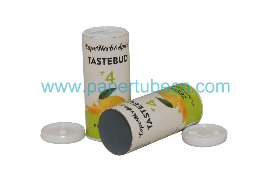 Paper Canister Zesty Tangy Spice Shaker Tube Paper Canister Zesty Tangy Spice Shaker Tube