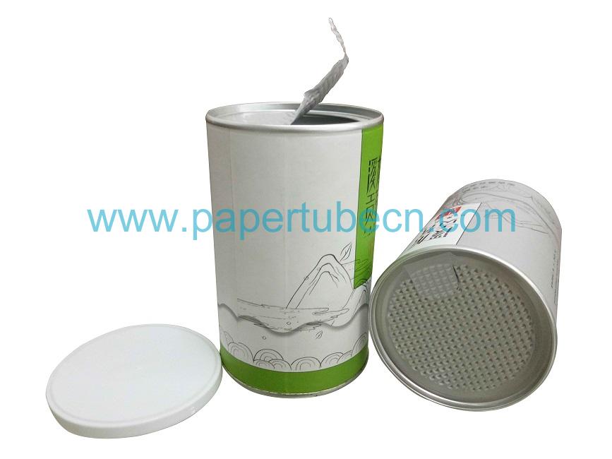 Custom Cans Good Airtight Tea Tube Composite Packaging Paper Canister