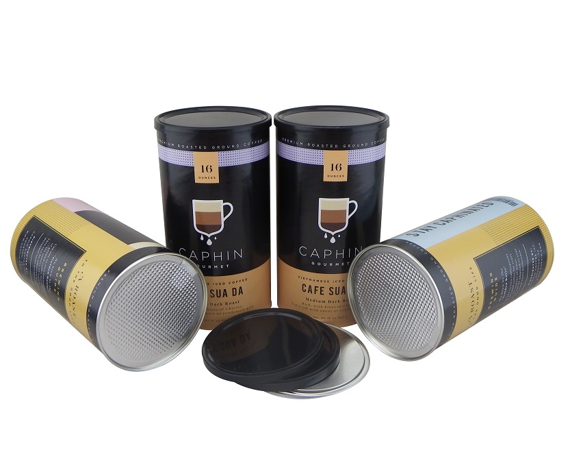 Paper Tube with Aluminum Foil Easy Peel Off Lid Paper Tube with Aluminum Foil Easy Peel Off Lid