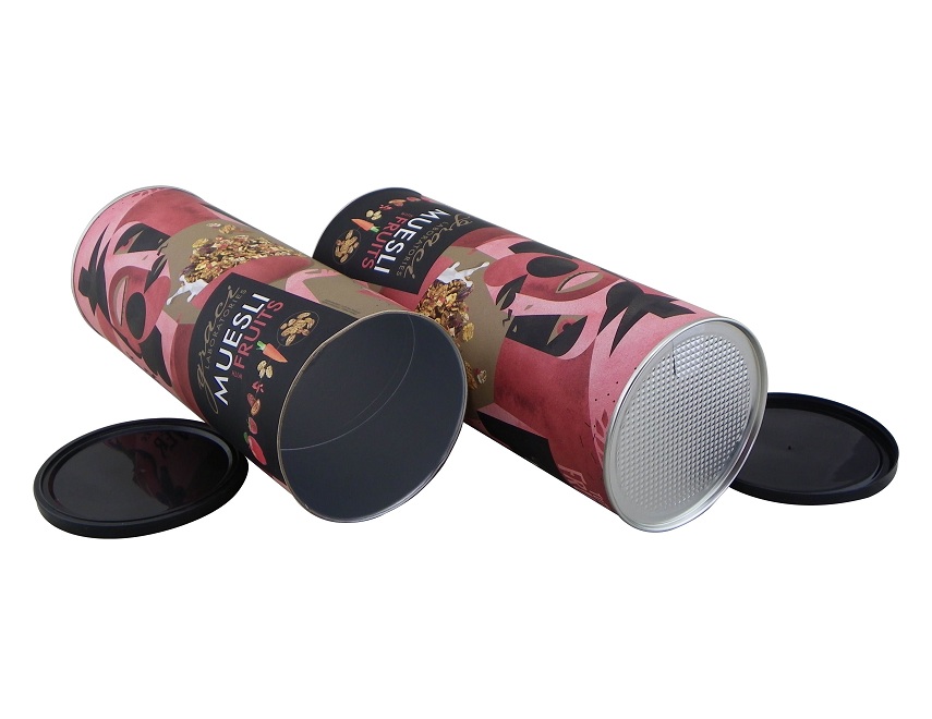 Paper Tube with AL Foil Easy Peel Off Lid Paper Tube with AL Foil Easy Peel Off Lid