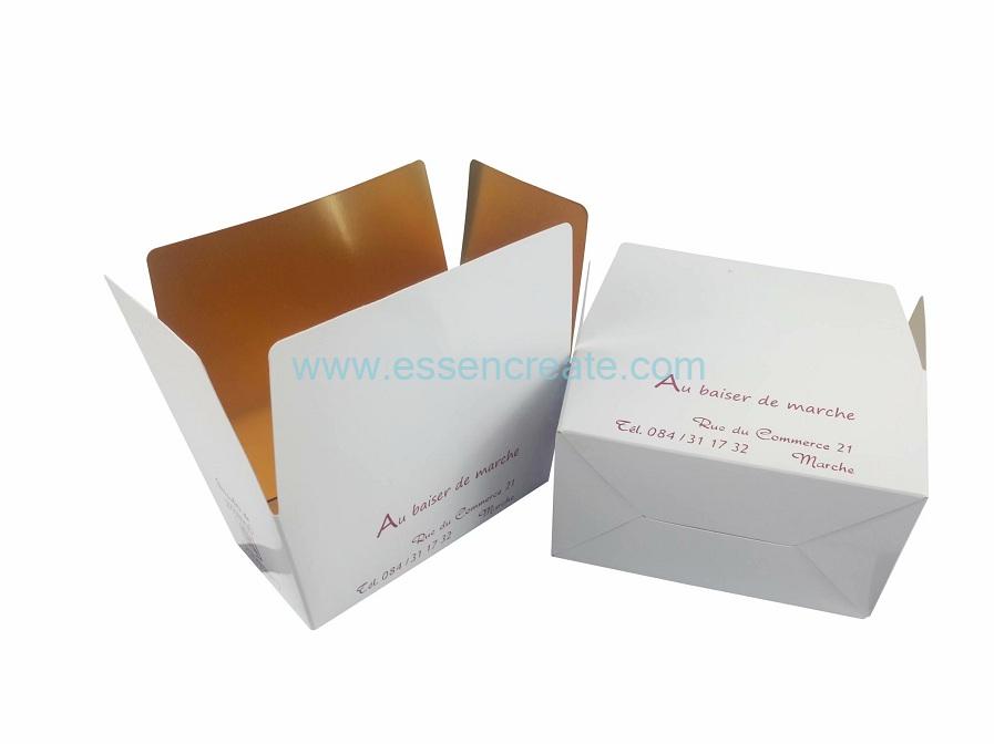 Gold Cardboard Folding Box