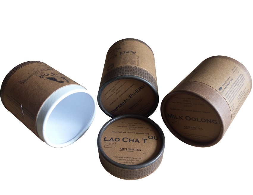 Cylinder Oolong Tea Packaging Paper Tube Box Cylinder Oolong Tea Packaging Paper Tube Box