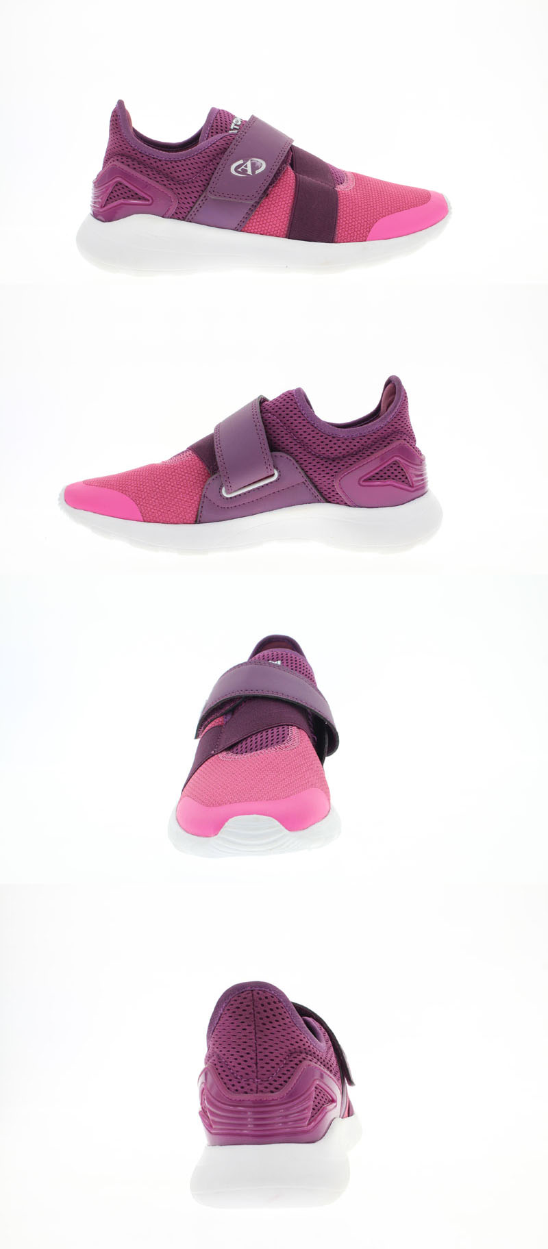Purple pink running sport shoes