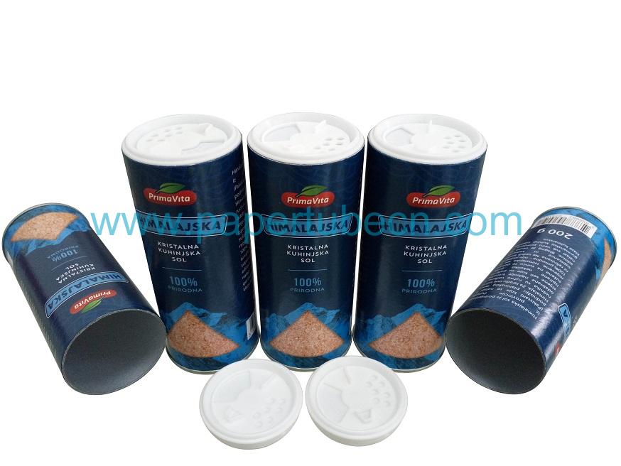  Himalajska Salt Spice Shaker Paper Tube Packaging Canister
