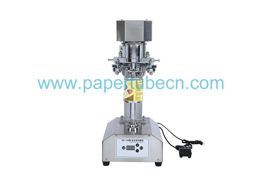 Silver Stainless Steel Can Sealing Machine Silver Stainless Steel Can Sealing Machine