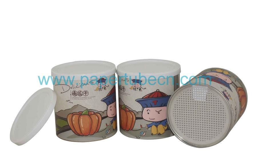 Dried Pumpkin Can Packaging Paper Tube