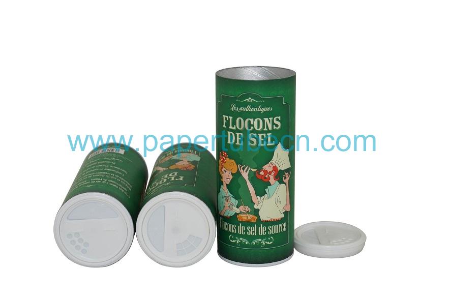 Salt Cans Spice Packaging Paper Tube Condiment Canister Salt Cans Spice Packaging Paper Tube Condiment Canister