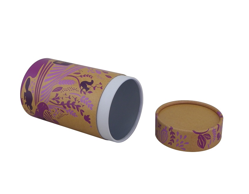 Kraft Paper Round Can Kraft Paper Round Can