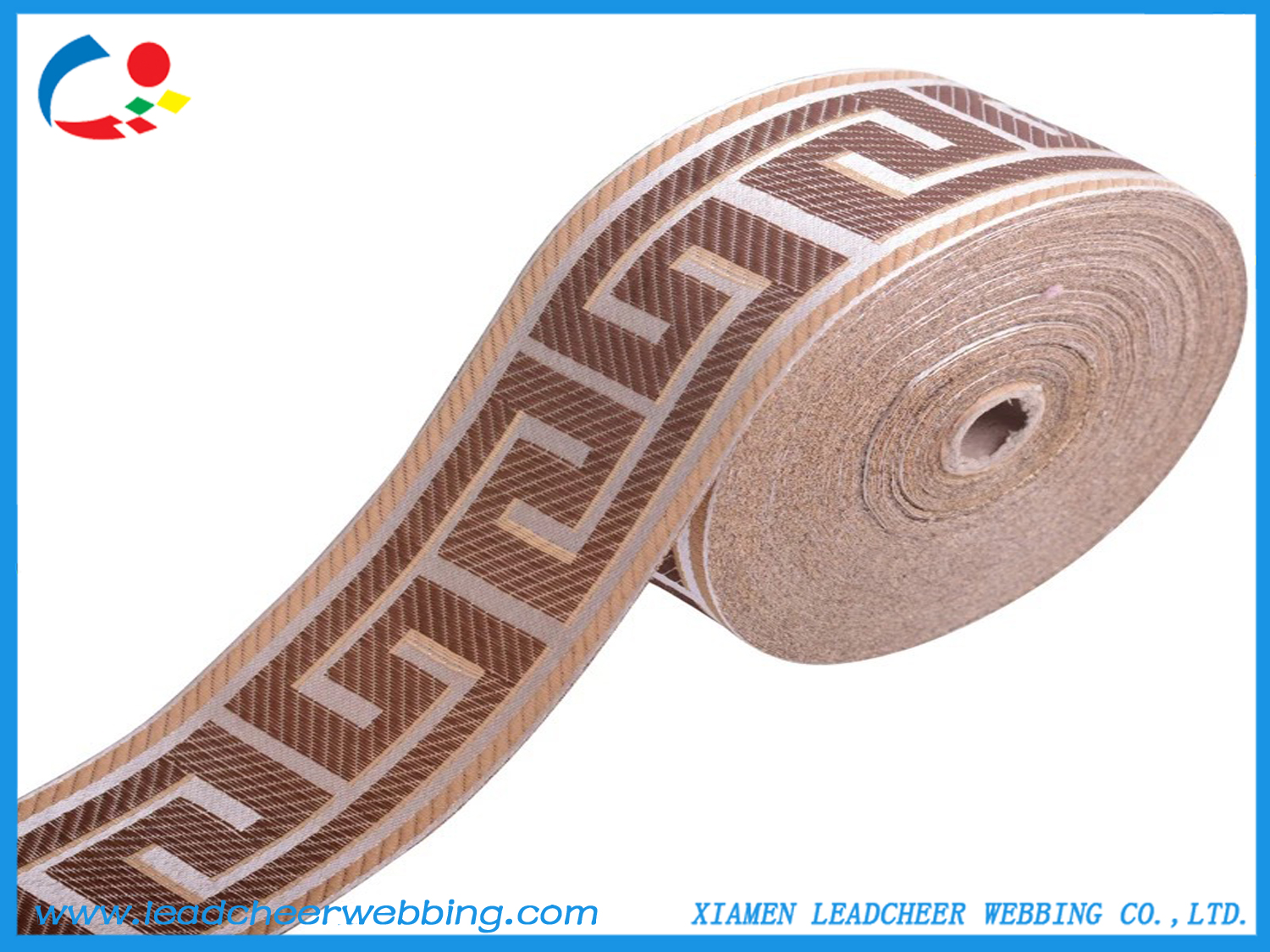 Jacquard polyester edged binding mattress webbing tape