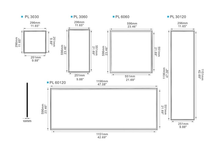 ip65 led panel light