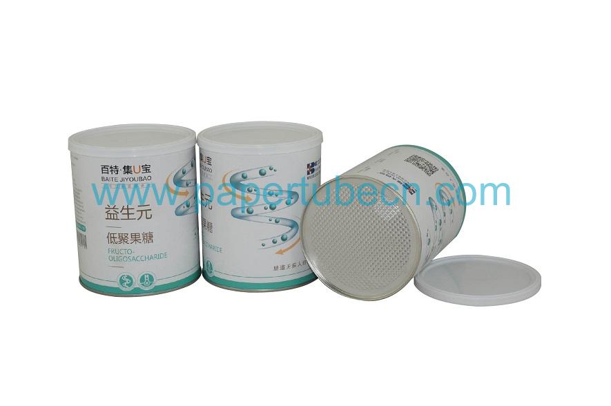 Fructo-oligosaccharide Packaging Canister Prebiotics Composite Paper Tube