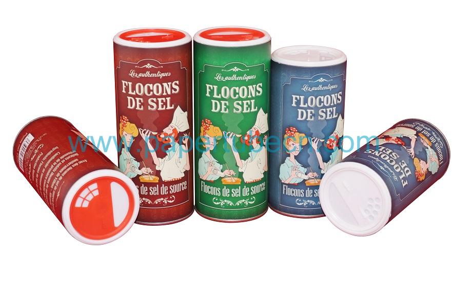 Table Salt Spice Paper Packaging Tube 