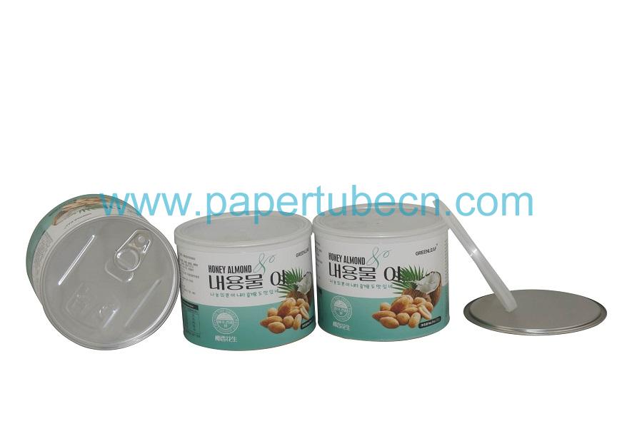 Paper Tube Packaging Canister for Coconut Peanut Paper Tube Packaging Canister for Coconut Peanut