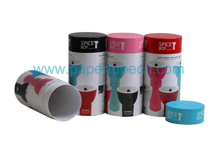Canister Salt Pepper and Spice Mill Packaging Paper Tube