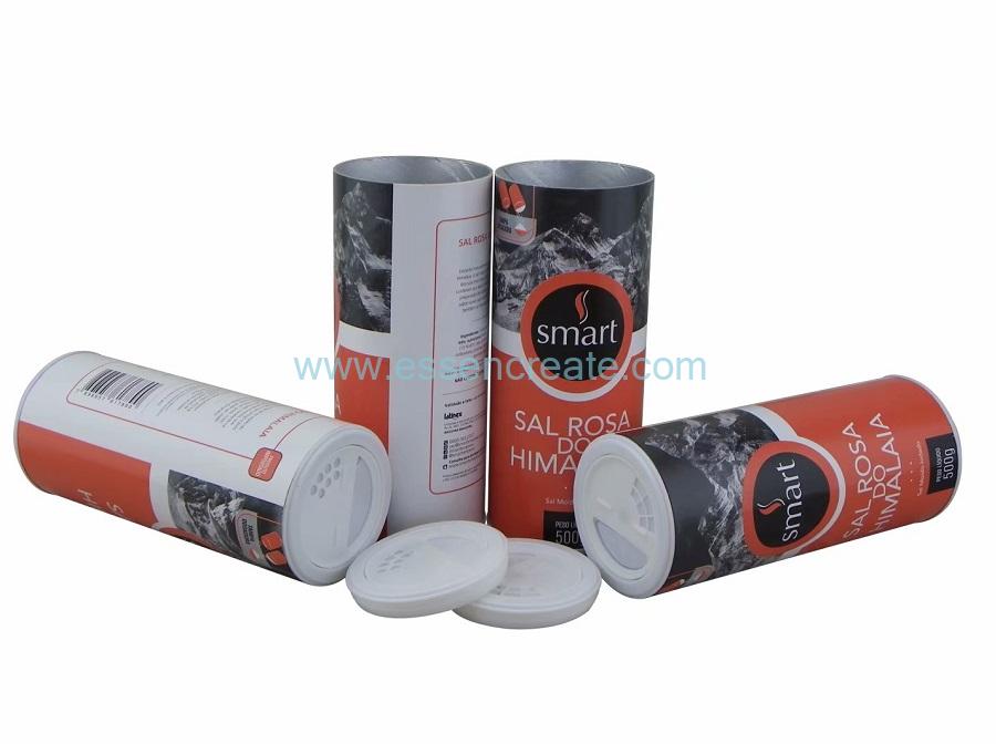 Cylinder Cardboard Pink Himalaya Salt Packaging Shaker Tube Cylinder Cardboard Pink Himalaya Salt Packaging Shaker Tube