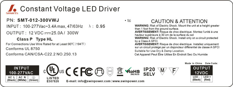 constant voltage led driver 12v