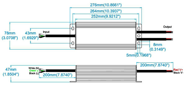 250 watt led driver