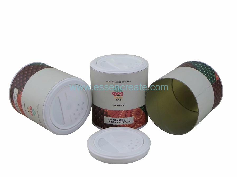 Pet Food Rotating Shaker Paper Canister