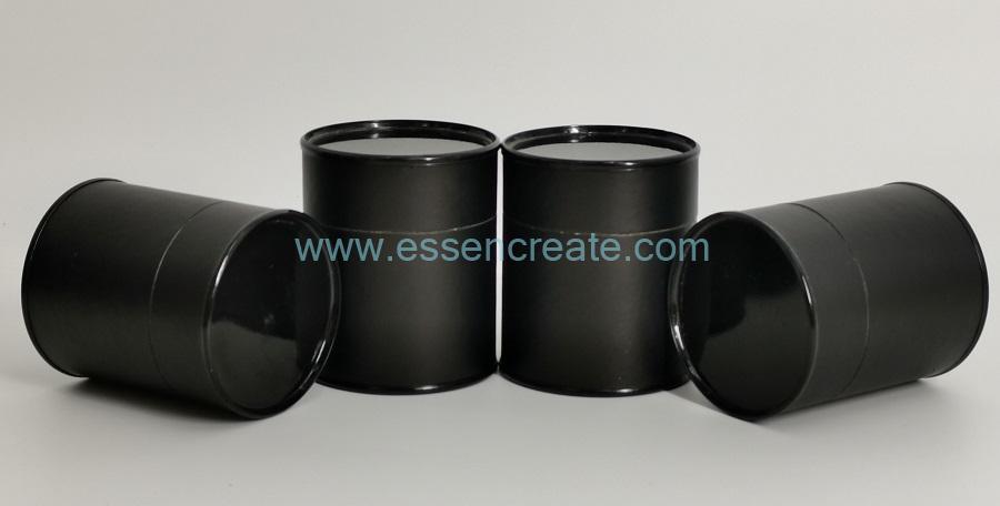 Composite Black Metal Lid Paper Cans