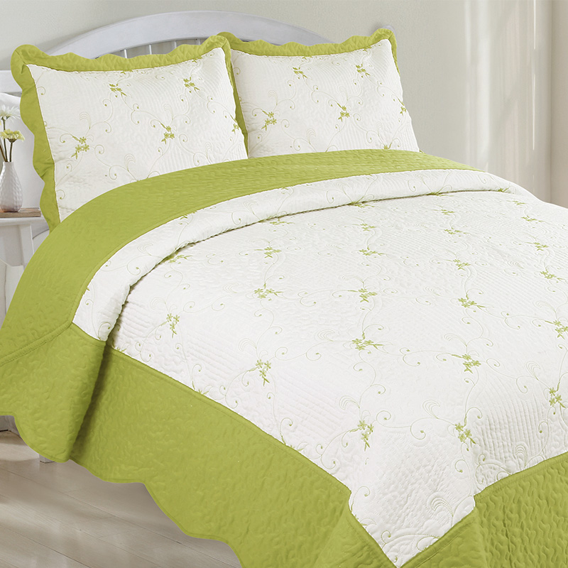 HJ Home Fashion Embroidery Quilt