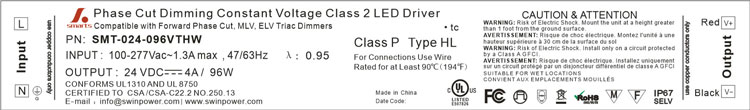 100w led diming driver