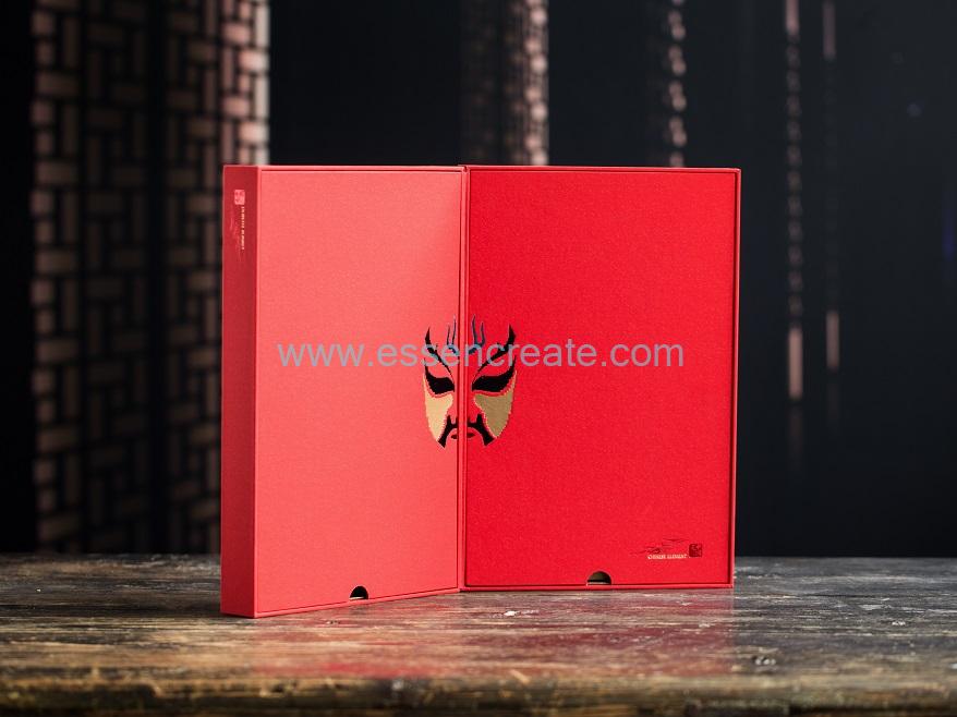 Beijing Opera Facial Makeup Design Tea Packaging Box Beijing Opera Facial Makeup Design Tea Packaging Box