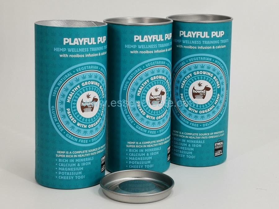 Round Gift Box with Silver Tin Round Gift Box with Silver Tin