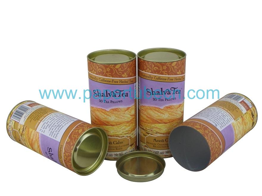 Aromatic Chamomile Lavender Blend Tea Packaging Paper Tube Aromatic Chamomile Lavender Blend Tea Packaging Paper Tube