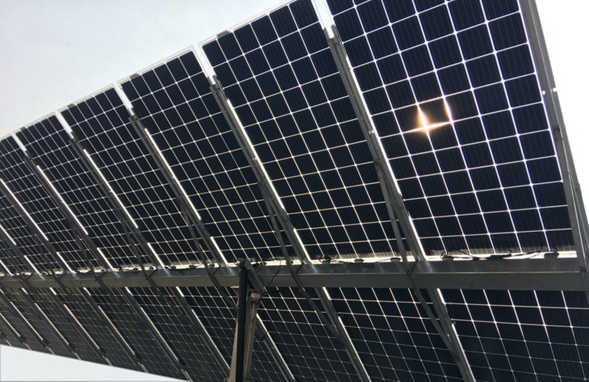 Bifacial PERC modules power station Bifacial PERC modules power station