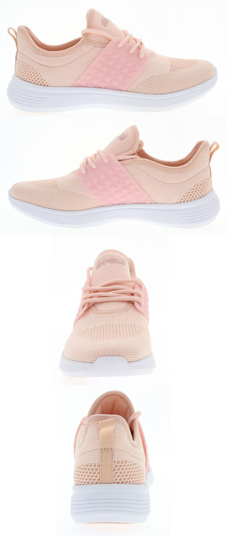 Nude pink shoes withPVC support