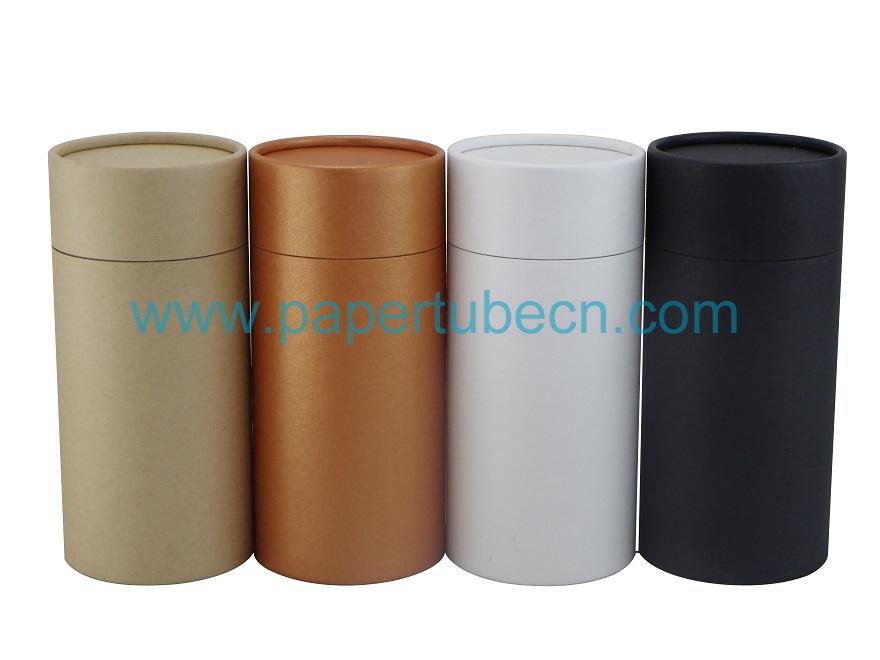 Colorful Cardboard Paper Tube with Rolled Edge