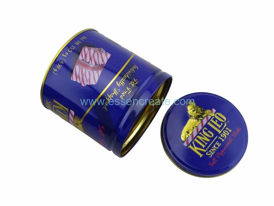 Metal Round Tin Food Box