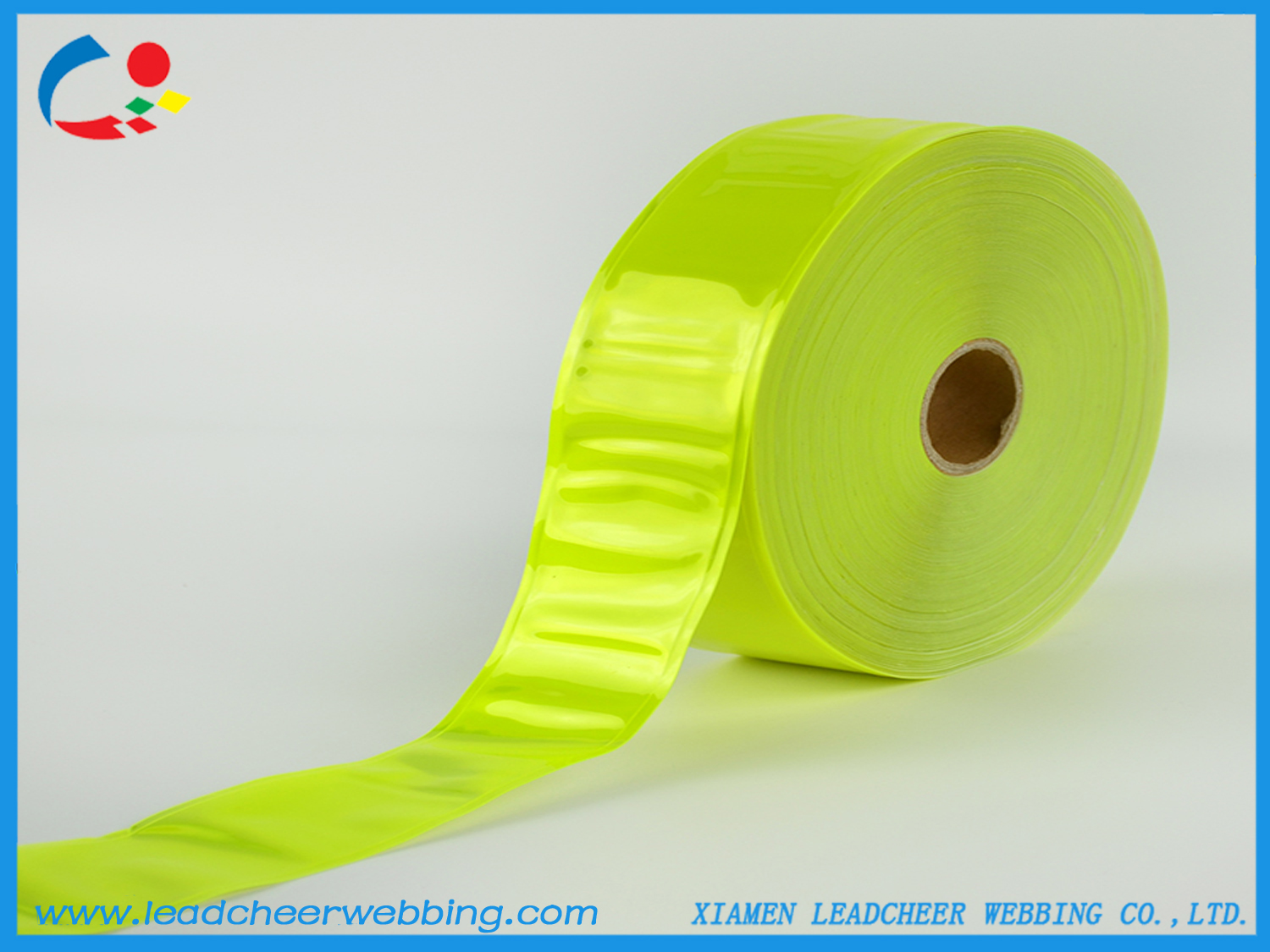 warning safety reflective PVC strap 