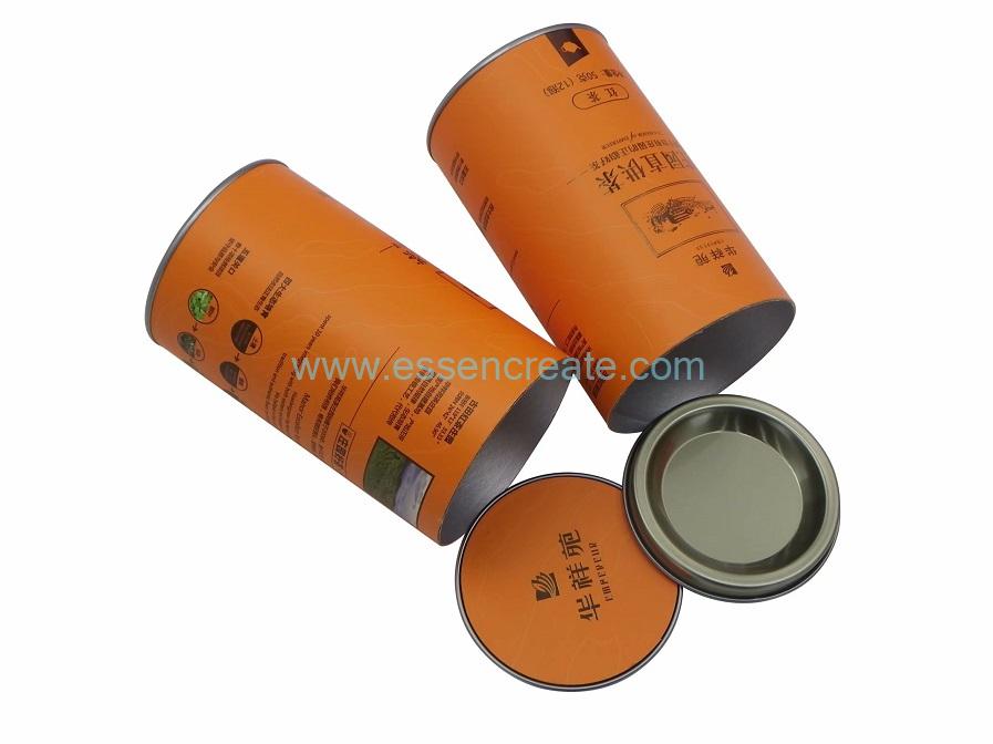 Concave-Convex Tin Lid Composite Paper Cans