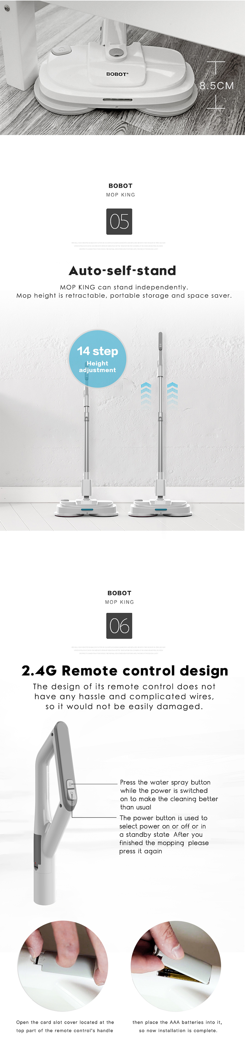 Handheld Cordless Electric Spin Mop Handheld Cordless Electric Spin Mop