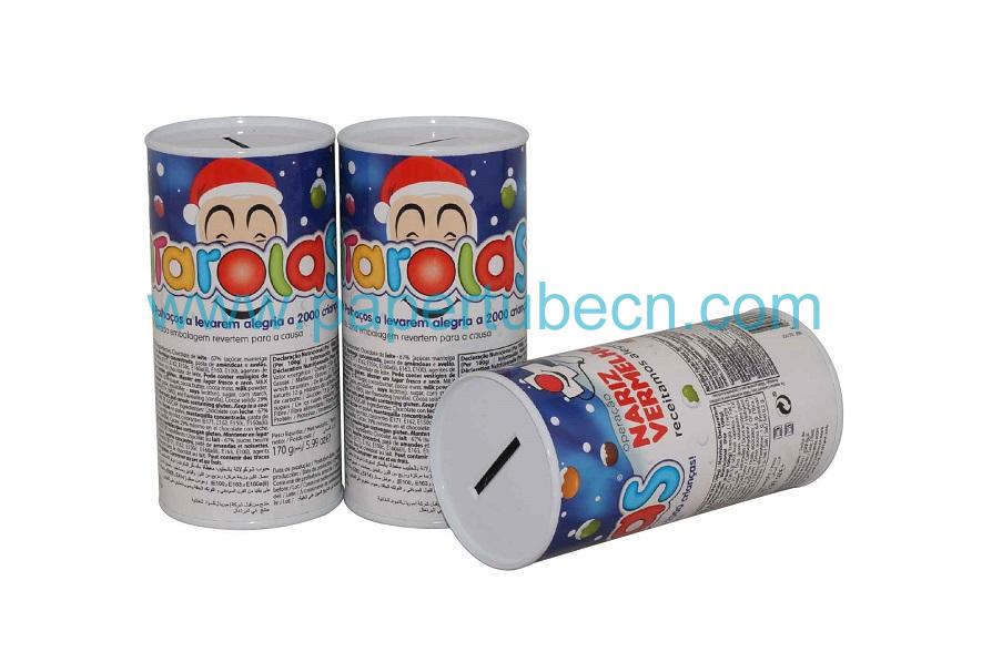 Paper Tube with Coin Slot For Coin Packaging Paper Tube with Coin Slot For Coin Packaging